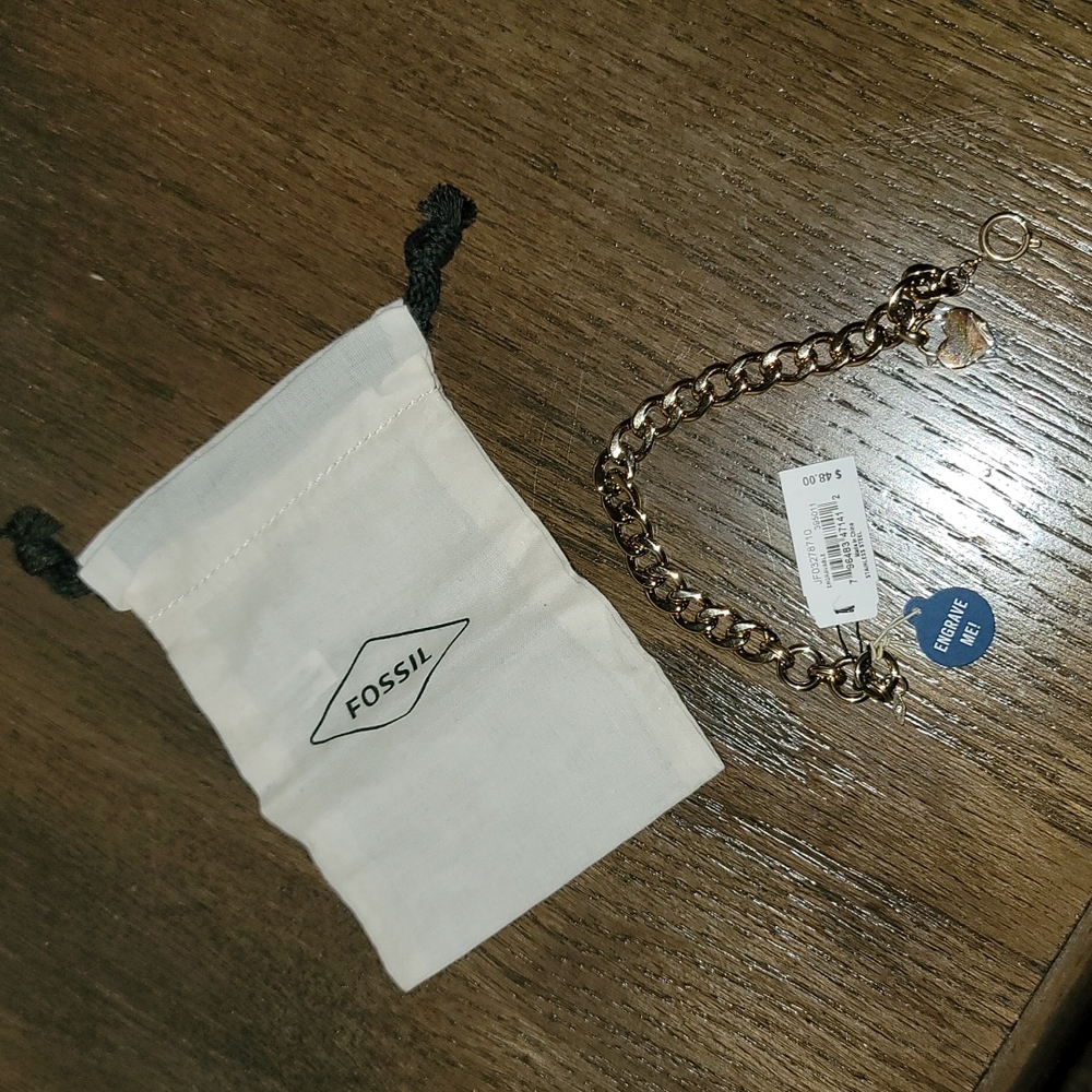 Fossil Gold Bracelet